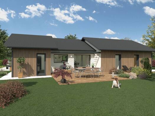 Terrain avec maison neuve à vendre 271 000 € 4 pièces 3 chambres 92 m² 1 500 m² de terrain Baraqueville 12160