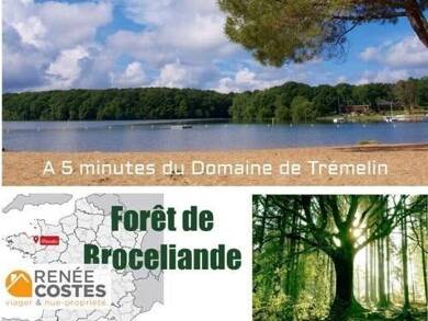 Maison en viager occupé Bouquet 105 248 € 4 pièces 2 chambres 150 m² 3 245 m² de terrain Iffendic 35750