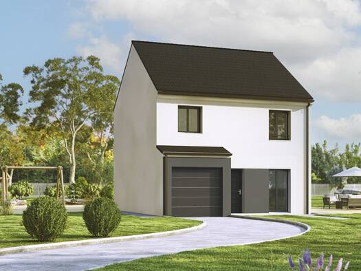 Terrain avec maison neuve à vendre 316 900 € 4 pièces 3 chambres 96 m² 400 m² de terrain La Doutre Ozoir-la-Ferrière 77330