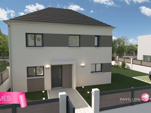 Terrain avec maison neuve à vendre 390 000 € 4 pièces 3 chambres 131 m² 220 m² de terrain Jean Jaurès-Président Pompidou Gagny 93220