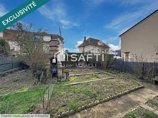 Terrain constructible à vendre 144 000 € 250 m² de terrain Nord et Sud Est Terville 57180