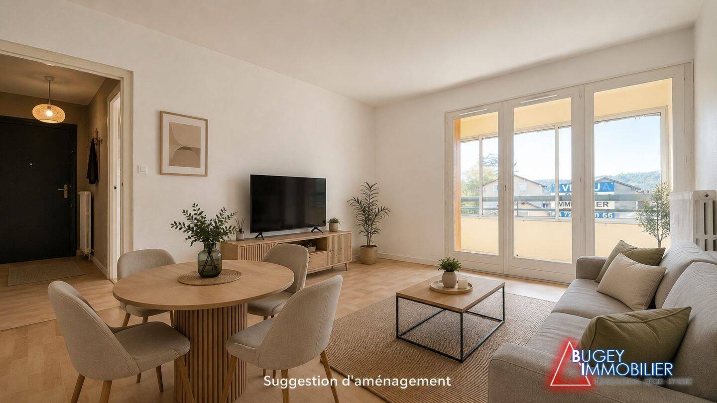 Appartement 4 pièces 84 m² · à Ambérieu-en-Bugey · 83,6 m² · 169 000 €