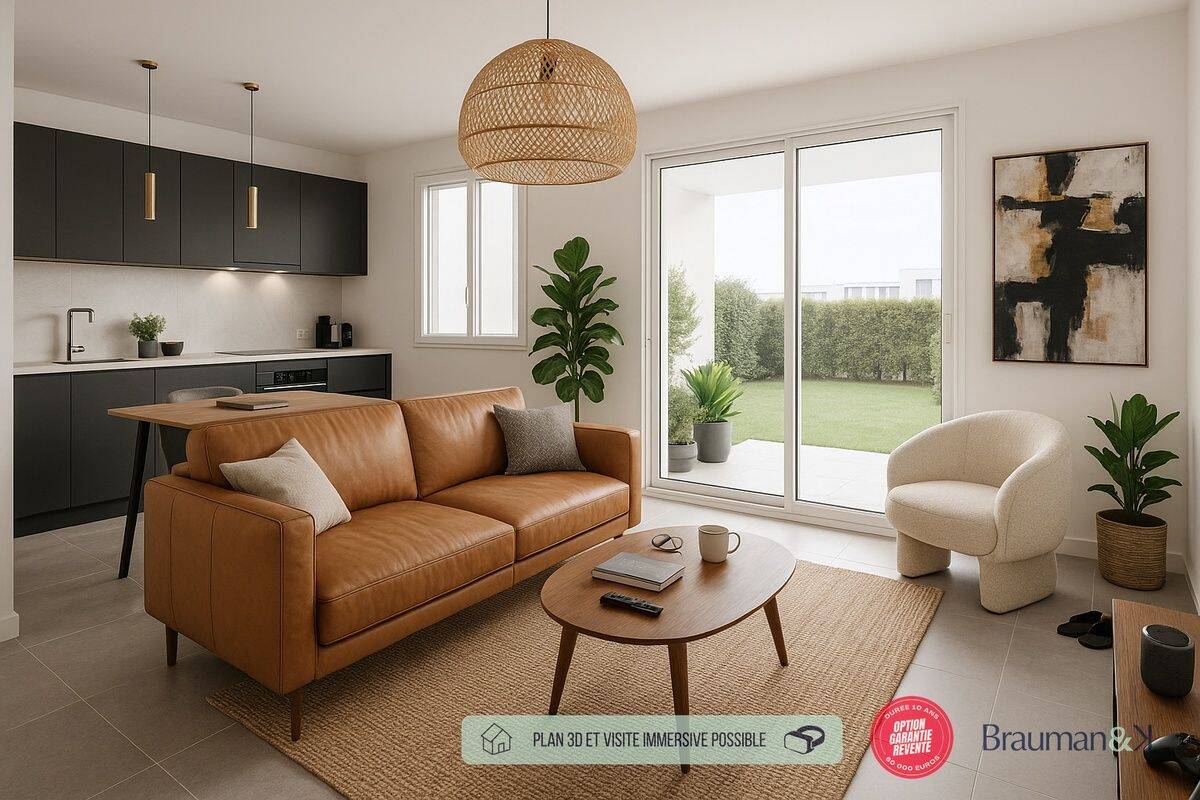 Appartement 2 pièces 45 m² · à Téteghem-Coudekerque-Village · 45 m² · 167 041 €