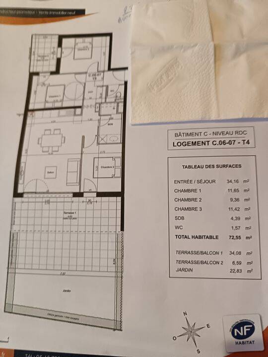 Appartement 4 pièces 75 m² · à Luc-la-Primaube · 75 m² · 920 €