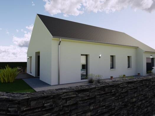 Terrain avec maison neuve à vendre 268 900 € 5 pièces 4 chambres 98 m² 610 m² de terrain Savonnières 37510