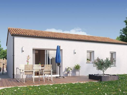 Terrain avec maison neuve à vendre 155 430 € 4 pièces 3 chambres 74 m² 795 m² de terrain La Boissière-des-Landes 85430