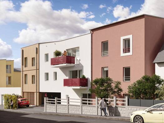 Appartement à vendre - neuf 282 000 € 3 pièces 2 chambres 63 m² dès le 30/06/2027 Quatre Moulins Brest 29200