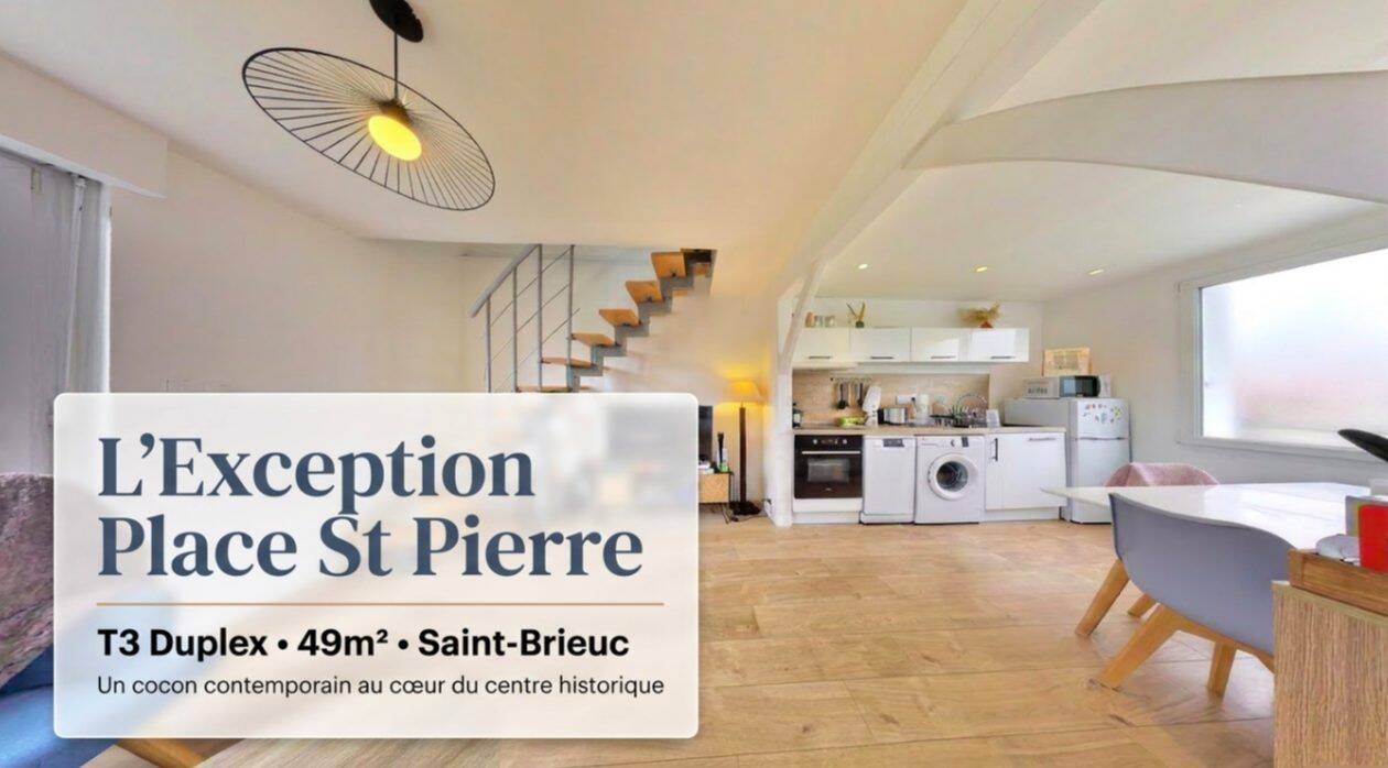 Appartement 3 pièces 41 m² · à Saint-Brieuc · 41 m² · 600 €/mois