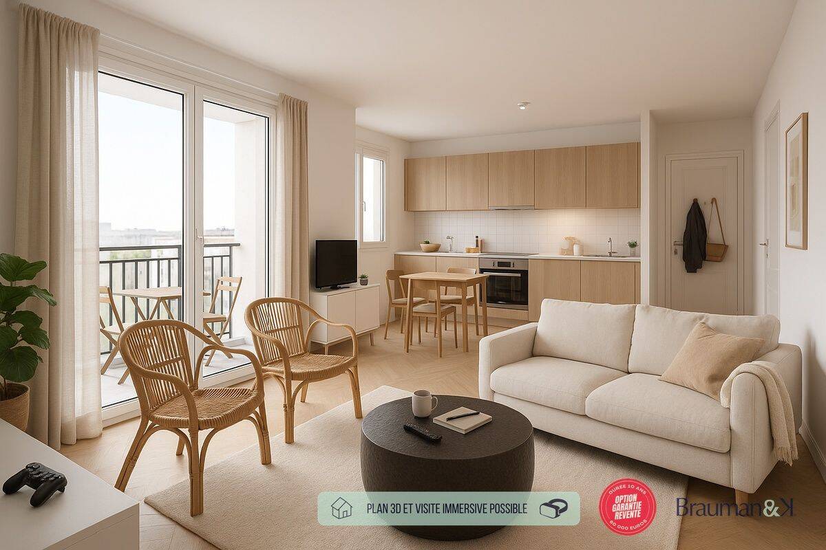 Appartement 3 pièces 59 m² · à Nancy · 59 m² · 244 800 €