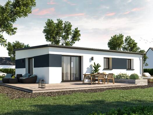 Terrain avec maison neuve à vendre 210 000 € 4 pièces 3 chambres 69 m² 504 m² de terrain Penmarc H-Kerity Penmarch 29760