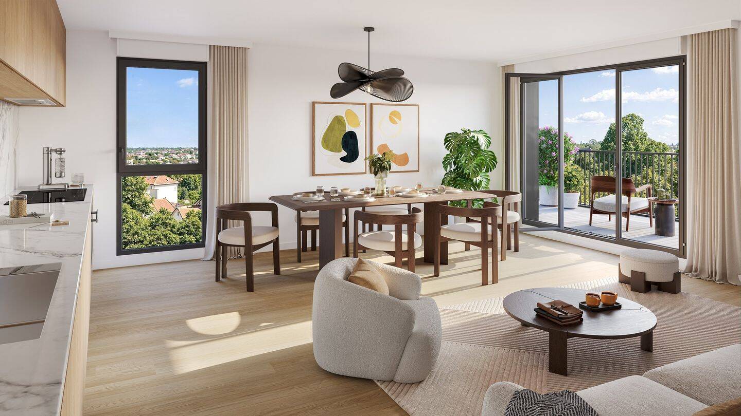 Appartement 3 pièces 58 m² · à Le Plessis-Robinson · 58 m² · 330 000 €
