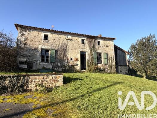 Maison à vendre 55 000 € 3 pièces 1 chambre 83 m² 1 085 m² de terrain Rouzède 16220