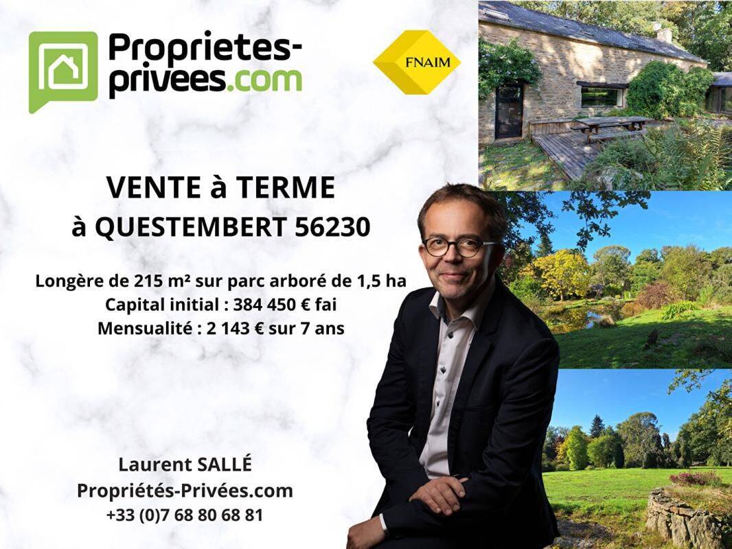 Maison 8 pièces 215 m² · à Questembert · 215 m² · 384 450 €