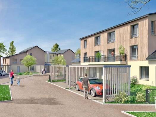 Appartement à vendre - neuf 259 810 € 3 pièces 2 chambres 59 m² RDC L'Hermitage 35590