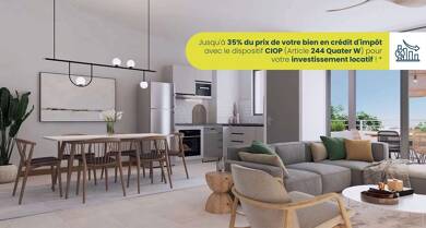 Appartement à vendre 335 000 € 2 pièces 1 chambre 40 m² Saint-Denis 97400