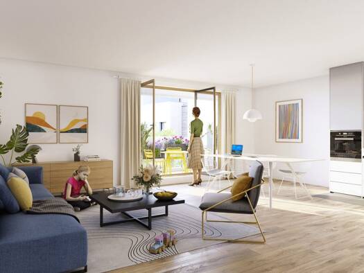 Appartement à vendre - neuf 449 600 € 4 pièces 3 chambres 80,6 m² RDC Le Village Montigny-le-Bretonneux 78180