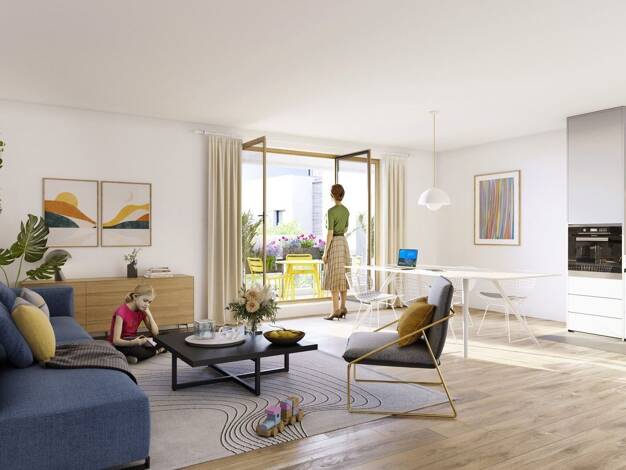 Appartement à vendre - neuf 449 600 € 4 pièces 3 chambres 80,6 m² RDC Le Village Montigny-le-Bretonneux 78180