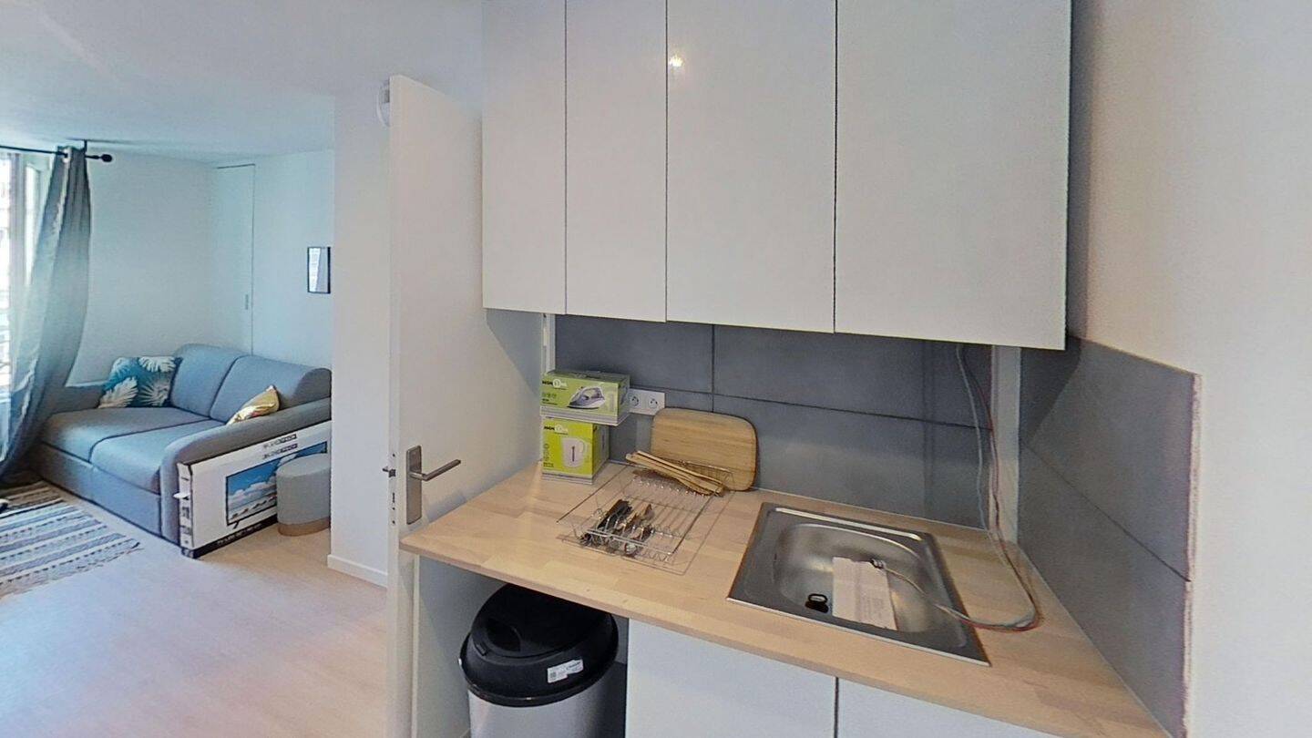 Appartement 1 pièce 16 m² · à Paris 10ème Arrondissement · 16 m² · 840 €/mois