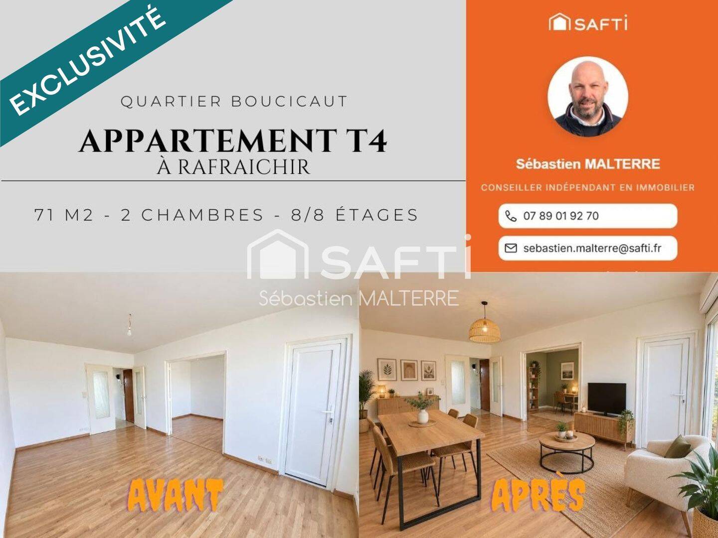 Appartement 4 pièces 71 m² · à Chalon-sur-Saône · 71 m² · 82 000 €
