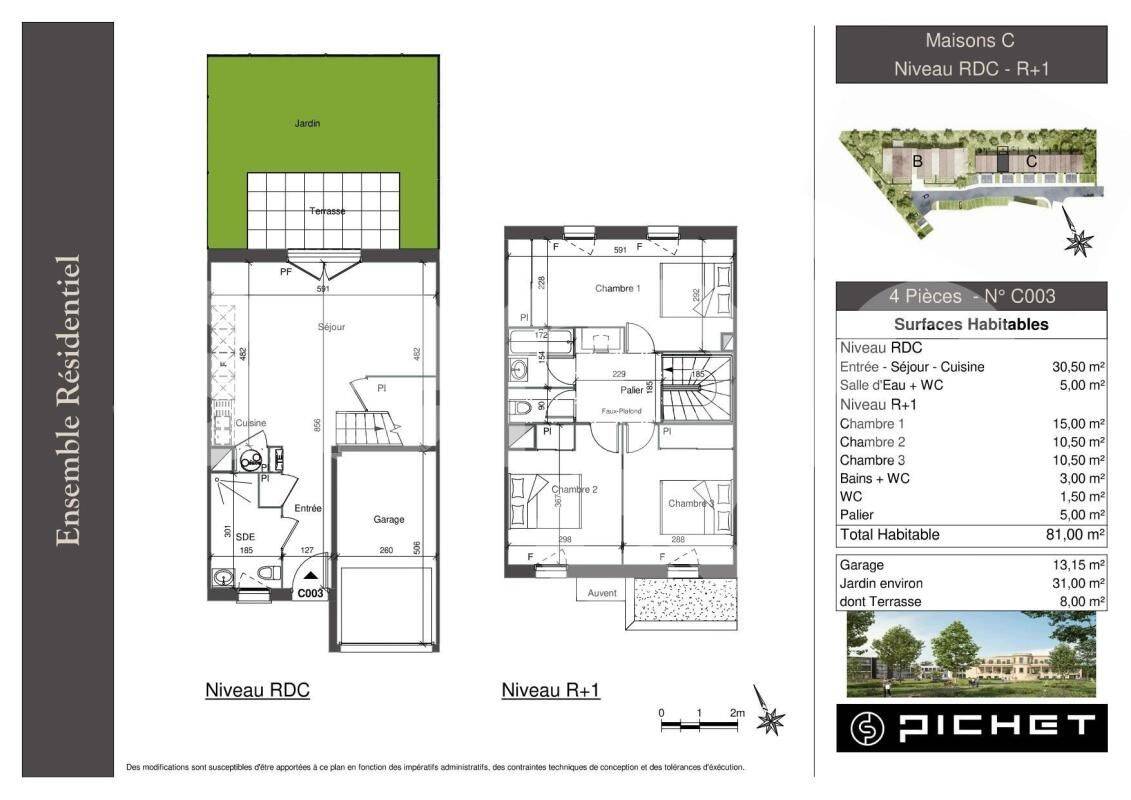 Maison 4 pièces 81 m² · à Léognan · 81 m² · 1 248 €/mois