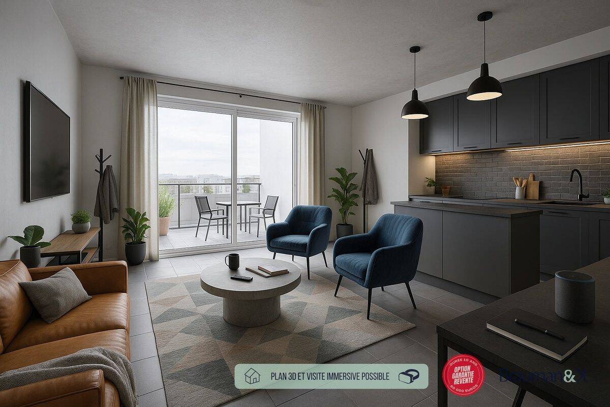 Appartement 3 pièces 60 m² · à Clermont-Ferrand · 60 m² · 263 000 €
