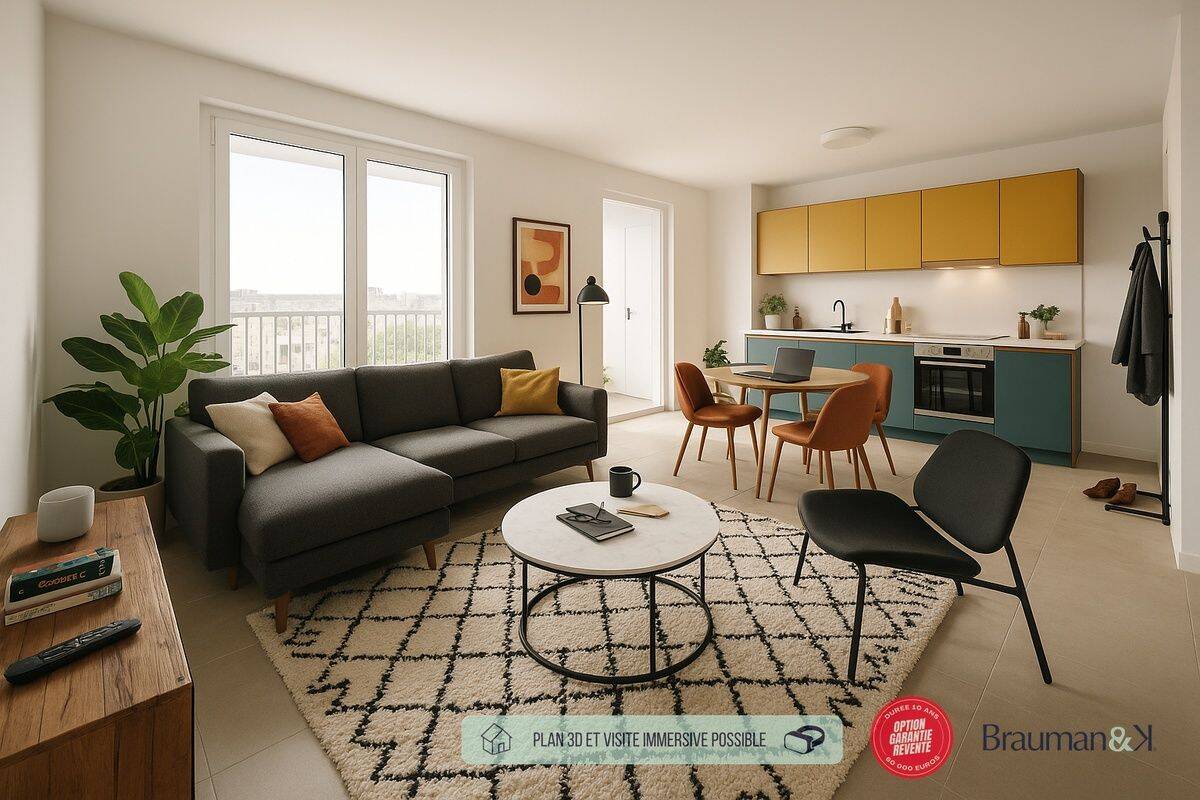Appartement 2 pièces 42 m² · à Carcassonne · 42 m² · 299 400 €