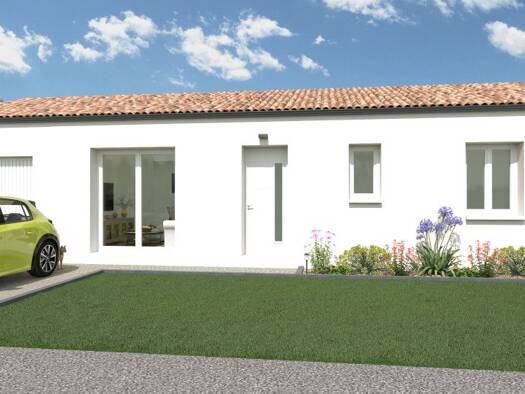 Terrain avec maison neuve à vendre 258 210 € 4 pièces 3 chambres 80 m² 352 m² de terrain Saint-Médard-d'Aunis 17220