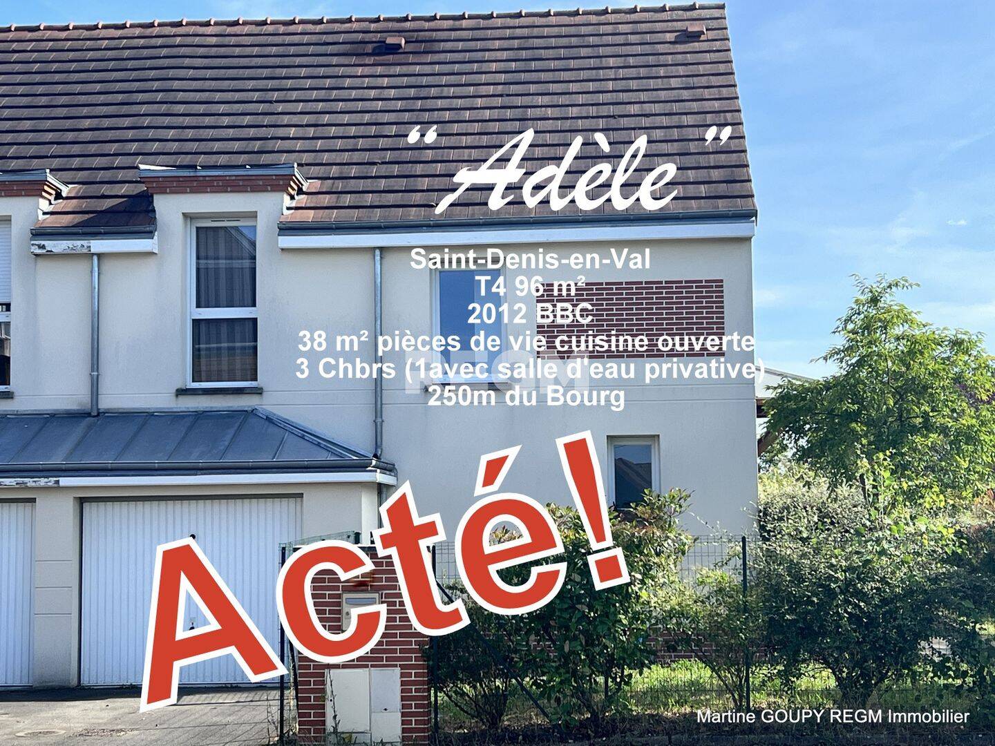 Maison 4 pièces 96 m² · à Saint-Denis-en-Val · 95,9 m² · 263 000 €