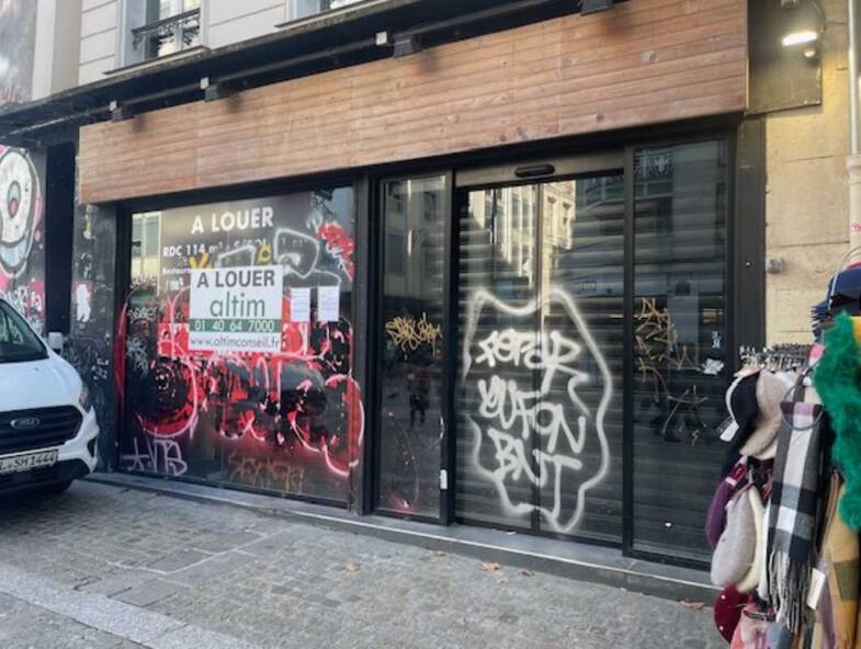 Boutique à louer 23 333 € 2 pièces Saint Merri Paris 4ème 75004