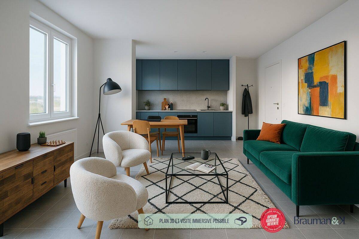 Appartement 2 pièces 42 m² · à Quimper · 42 m² · 192 000 €