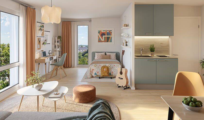 Appartement 1 pièce 20 m² · à Trélazé · 19,9 m² · 121 900 €