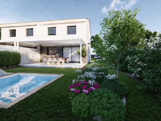 Terrain avec maison neuve à vendre 390 000 € 4 pièces 3 chambres 80 m² 500 m² de terrain Ventabren 13122