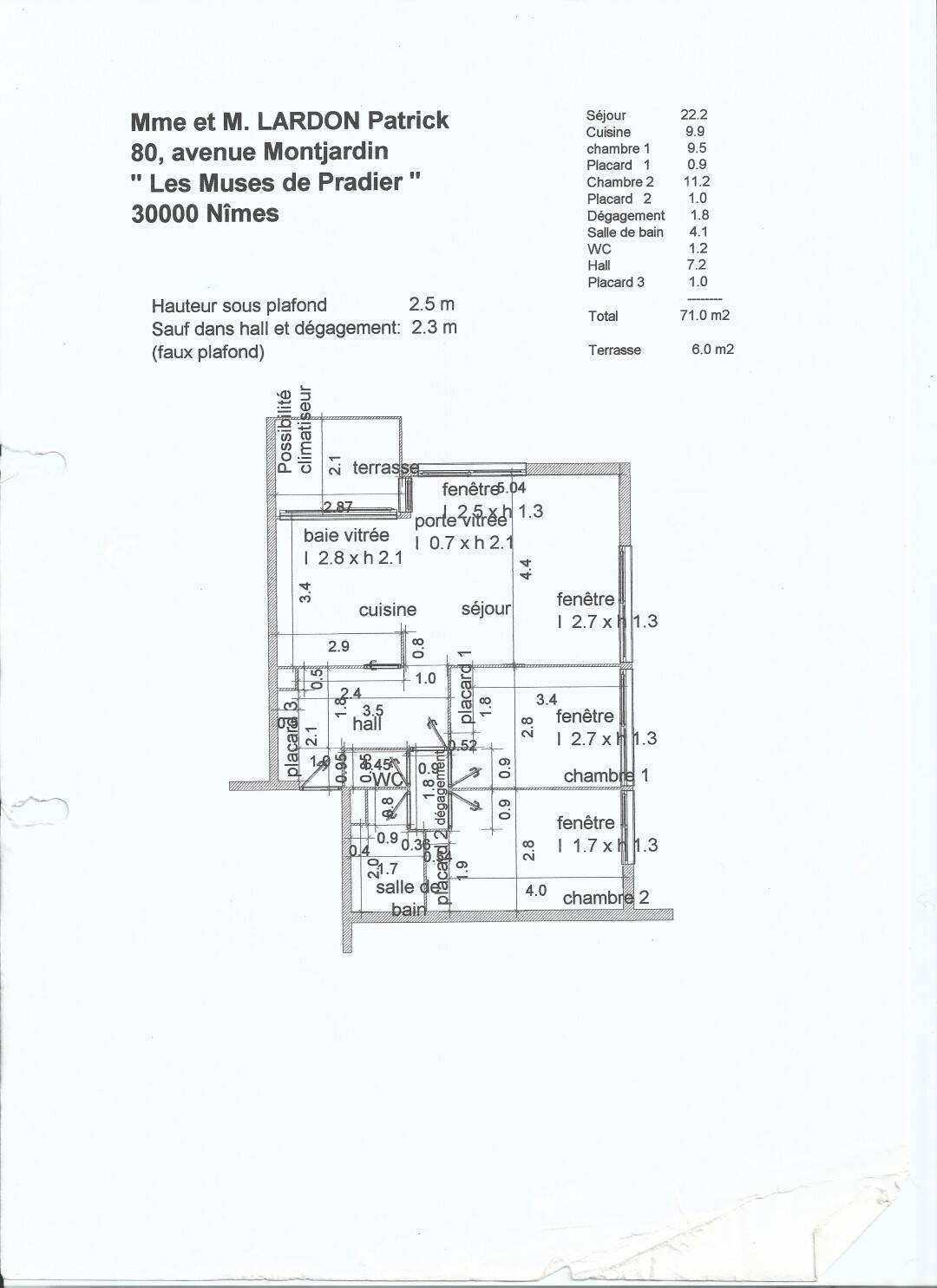 Appartement 3 pièces 71 m² · à Nîmes · 71 m² · 750 €/mois