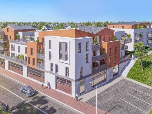Appartement à vendre - neuf 254 900 € 3 pièces 64,2 m² 1er étage dès le 31/12/2027 Douvres-la-Délivrande 14440