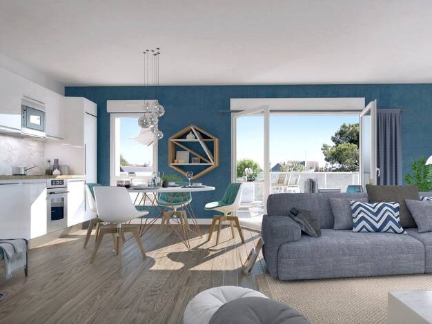 Appartement à vendre - neuf 130 500 € 1 pièce 25,2 m² RDC dès le 31/12/2027 Guilvinec 29730