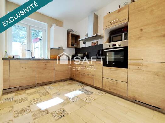 Maison à vendre 171 500 € 6 pièces 3 chambres 81 m² 199 m² de terrain Centre Ville-Felsberg Saint-Avold 57500