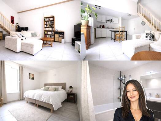 Duplex à vendre 205 000 € 3 pièces 2 chambres 57 m² Étage 1/1 Azieu Genas 69740