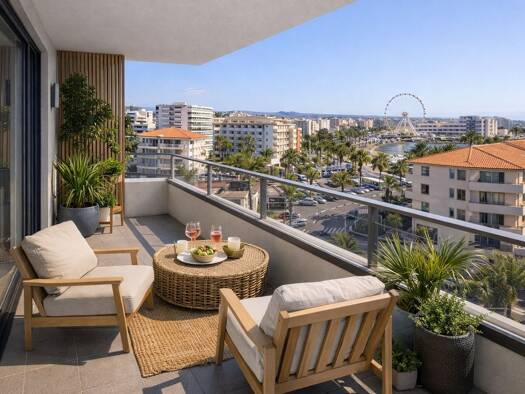 Appartement à vendre - neuf 270 000 € 2 pièces 1 chambre 42 m² Étage 3/4 Fréjus 83600