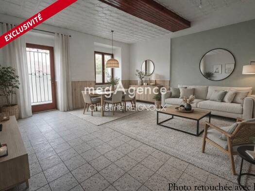 Maison de ville à vendre 107 000 € 3 pièces 2 chambres 74 m² 128 m² de terrain Bellot 77510