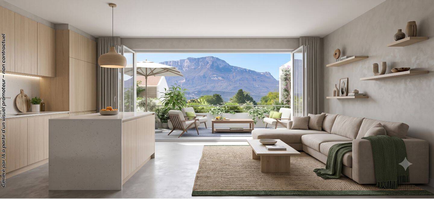 Appartement 3 pièces 65 m² · à Échirolles · 64,6 m² · 247 000 €