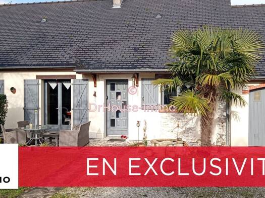 Maison de plain-pied à vendre 198 550 € 5 pièces 3 chambres 88 m² 1 236 m² de terrain Mazières-de-Touraine 37130