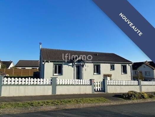 Maison de plain-pied à vendre 199 000 € 6 pièces 4 chambres 91,5 m² 701 m² de terrain Gros-Réderching 57410