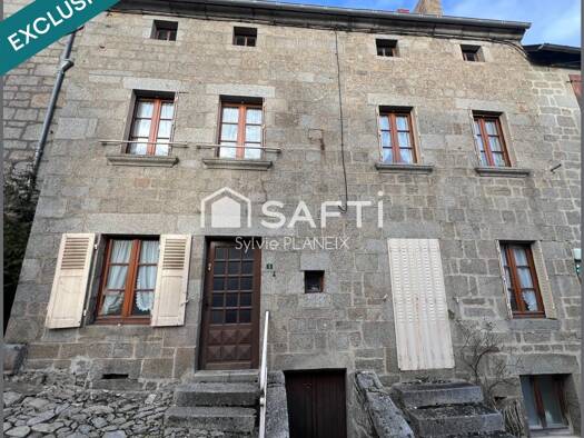 Maison à vendre 45 000 € 8 pièces 3 chambres 119 m² 827 m² de terrain Crocq 23260