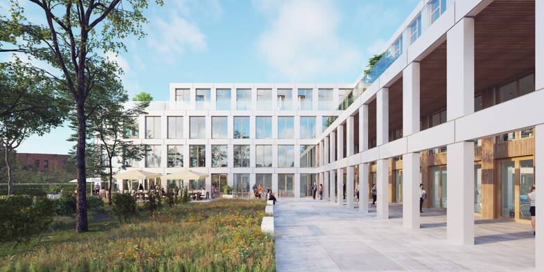 Espace bureau à vendre 7 968 000 € 2 246,3 m² de bureaux divisible de 124 m² à 2 246 m² Wasquehal 59290