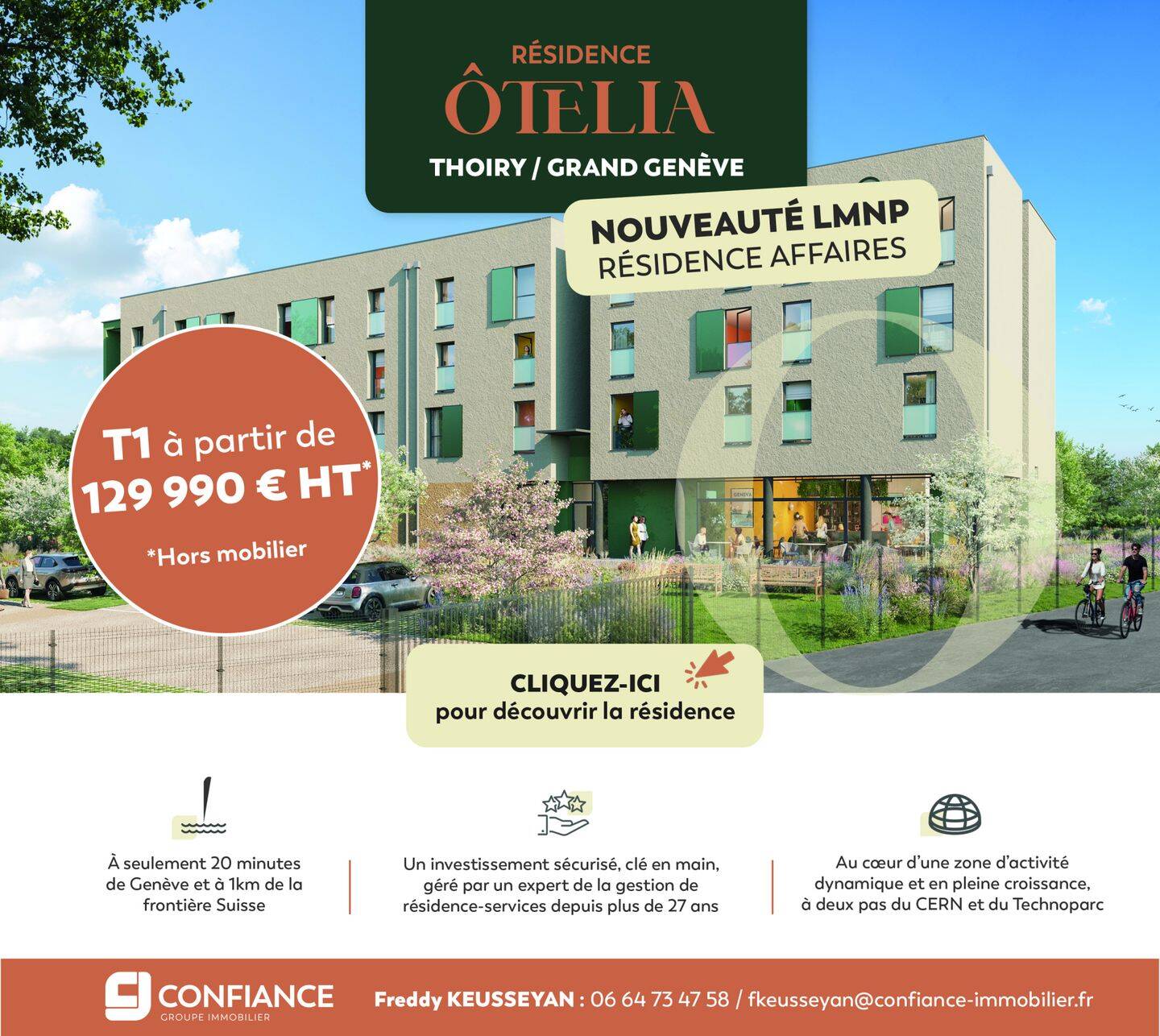 Appartement 1 pièce 19 m² · à Thoiry · 18,5 m² · 129 990 €