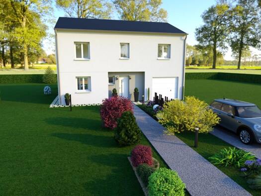 Terrain avec maison neuve à vendre 288 000 € 5 pièces 3 chambres 95 m² 590 m² de terrain Trieux 54750