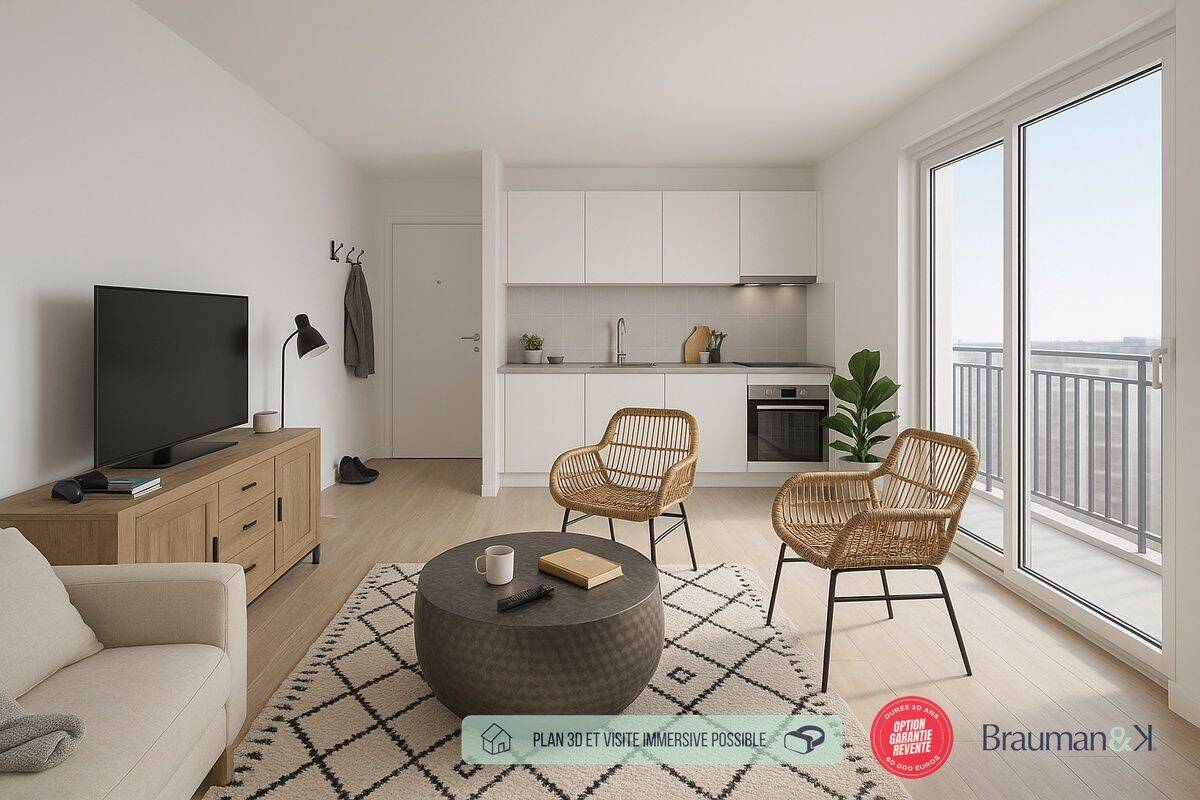 Appartement 1 pièce 35 m² · à Saint-Jean-de-la-Ruelle · 35 m² · 164 700 €