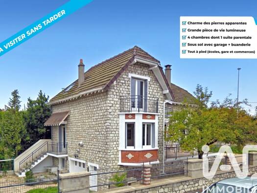 Maison à vendre 394 900 € 6 pièces 4 chambres 138 m² 473 m² de terrain Veneux-les-Sablons 77250