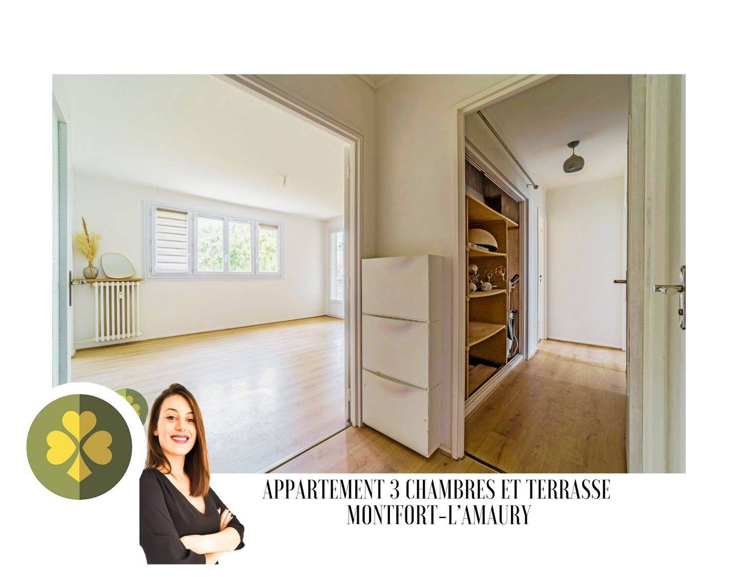 Appartement 4 pièces 68 m² · à Montfort-l'Amaury · 68 m² · 230 000 €