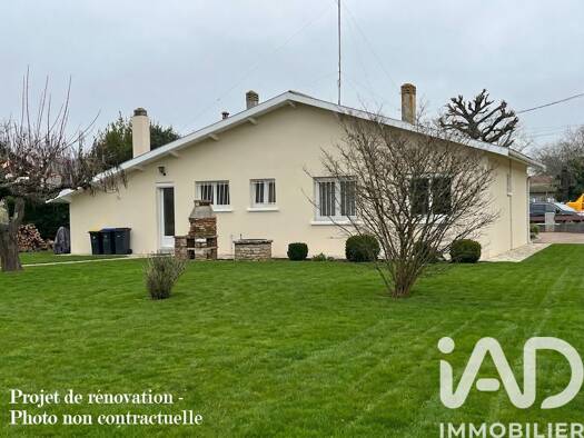 Maison de plain-pied à vendre 355 000 € 4 pièces 3 chambres 92 m² 683 m² de terrain Arès 33740